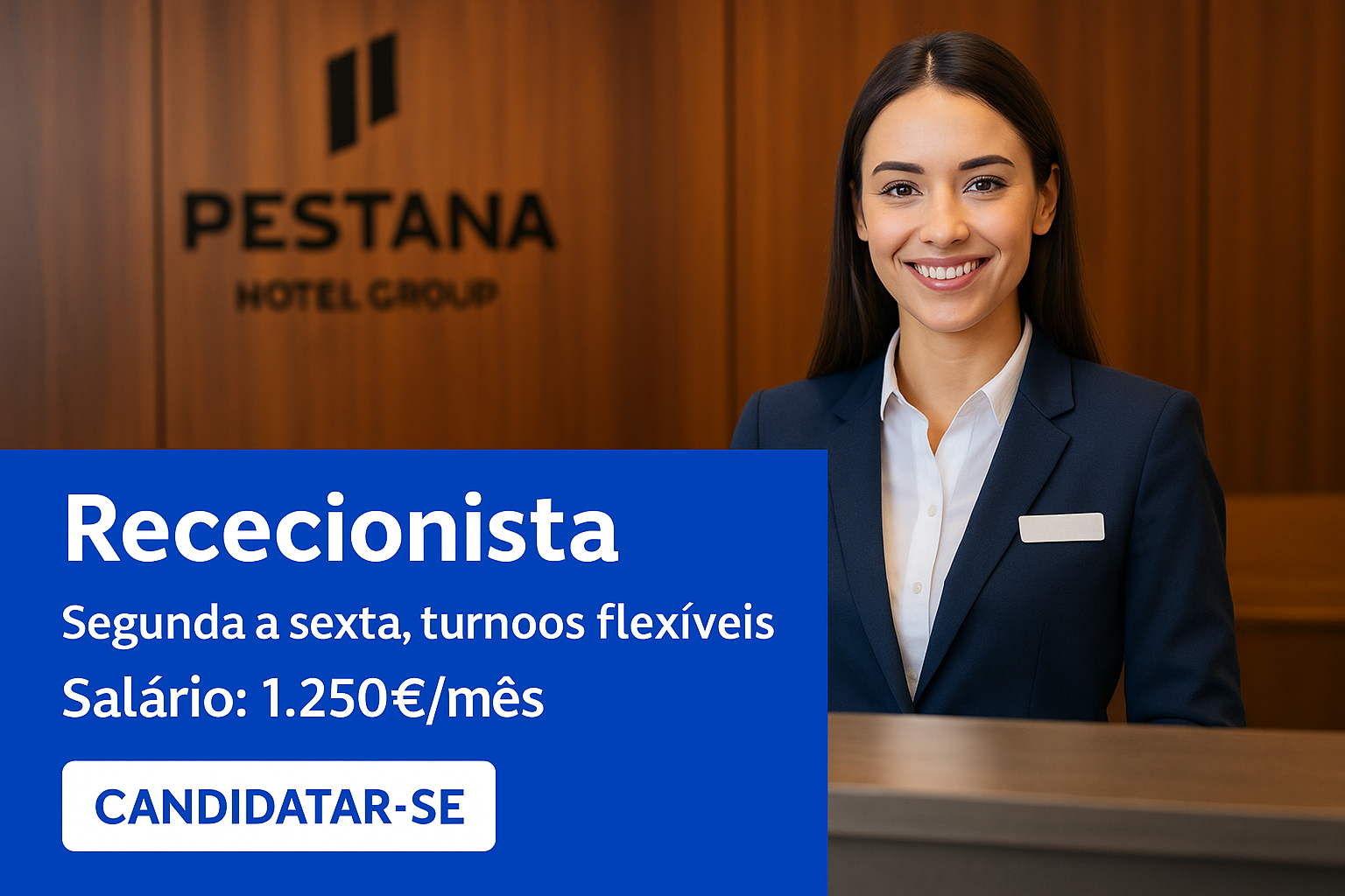 Auxiliar de Limpeza no Pestana Hotel